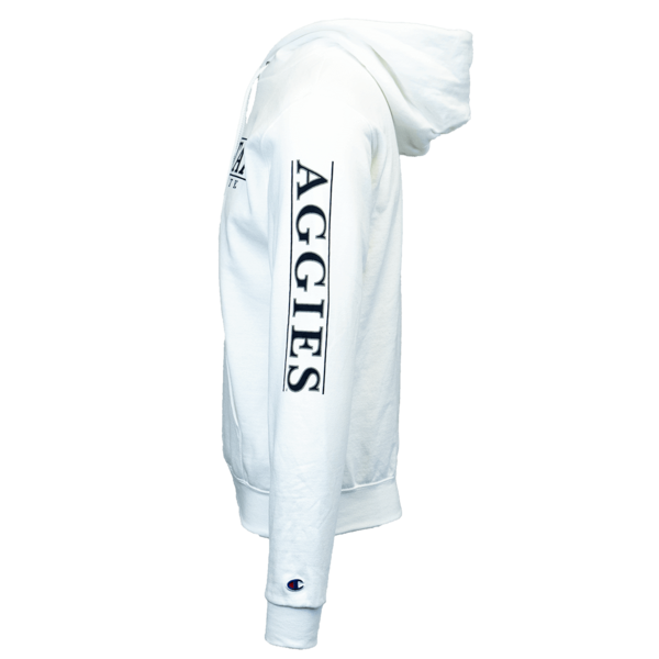 utah state aggies champion hoodie sweatshirt white